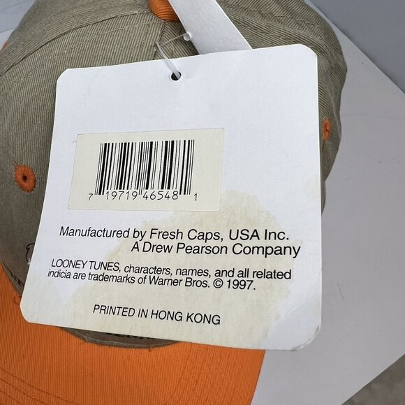 University of Tennessee Taz Looney Tunes Vintage Snapback Hat NWT Deadstock 1997 - Picture 10 of 14